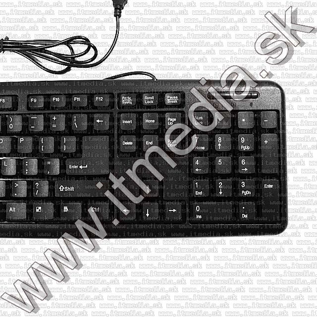 Image of Programmers USB keyboard, Black (ENG) v2 BULK (IT8582)